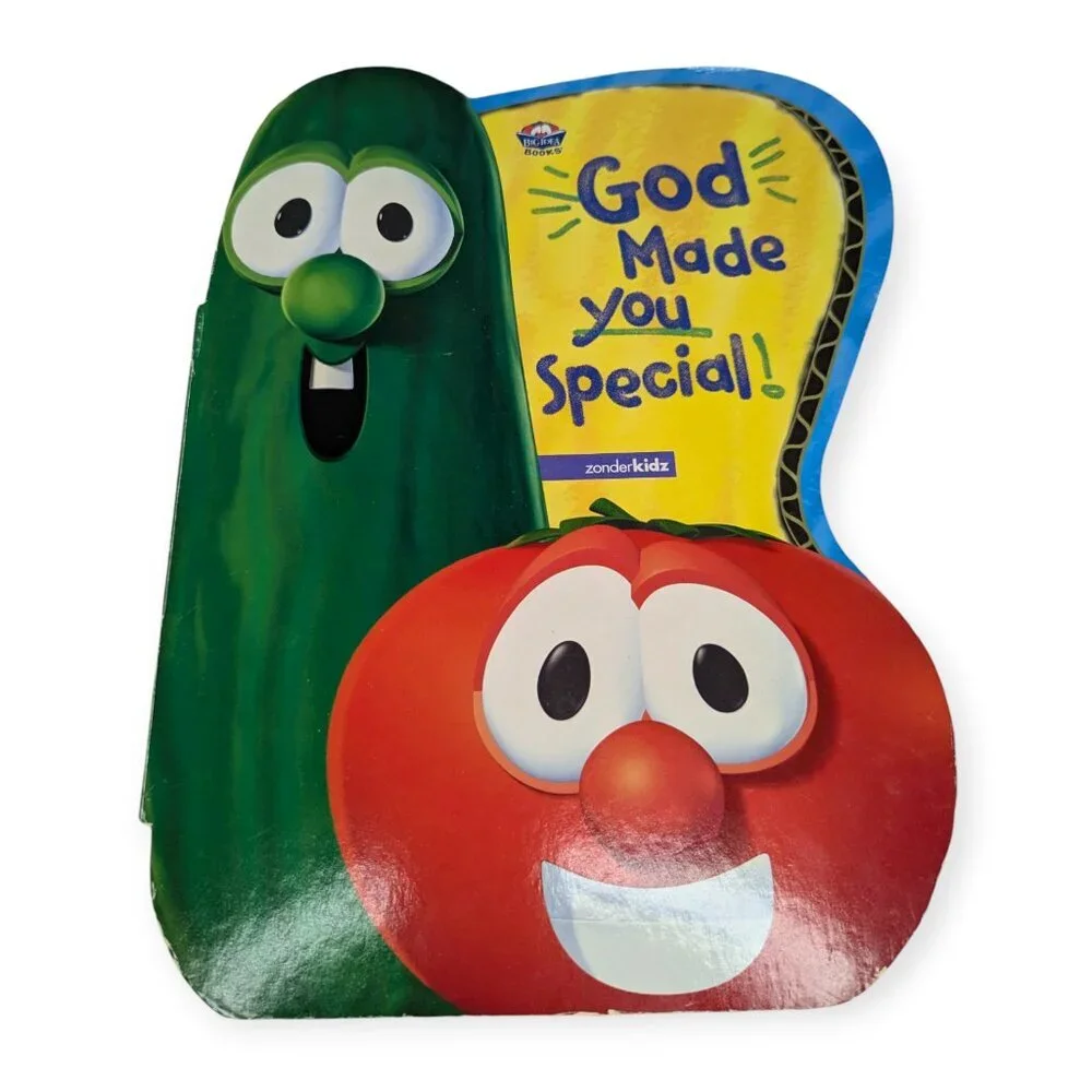 Veggie Tales Zonder Kids 2002 God Made You Special Large Board Book